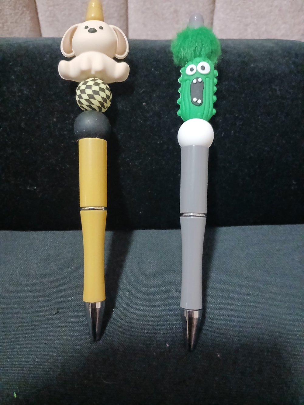 Cute Novelty Character Pens in Yellow and Gray